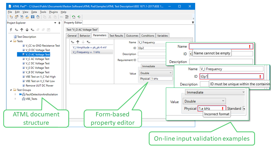 On-line Data Validation