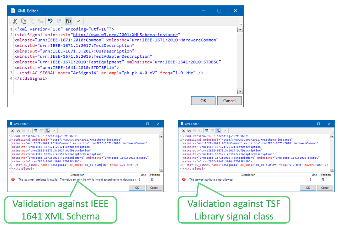 XML Signal Editor